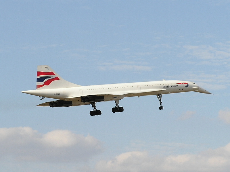 G-BOAE. British Airways Concorde. Photo: Stuart Prince