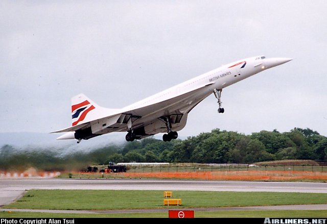 G-BOAF. British Airways Concorde. Photo: Alan Tsui