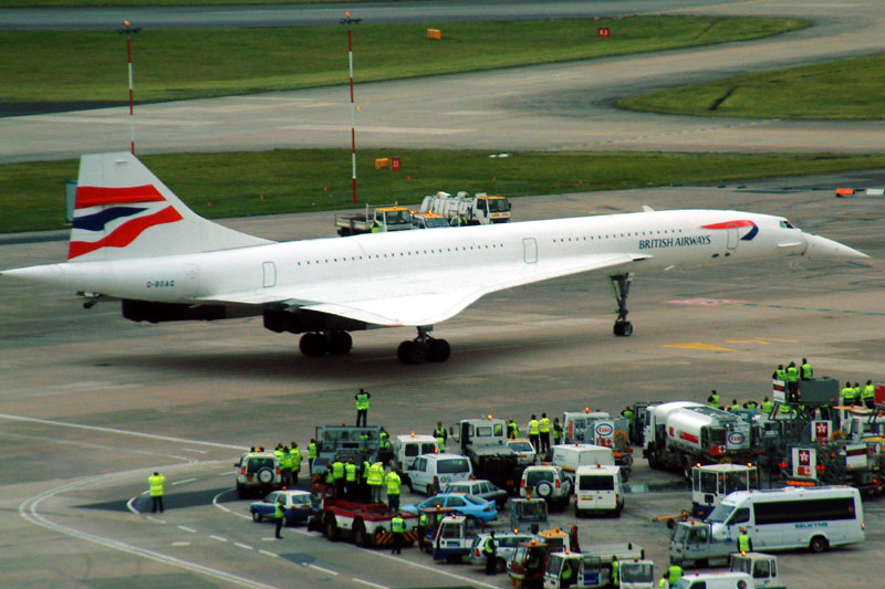 Concorde G-BOAG [22/10/03] Photo: Allan Moir